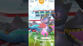 OMG😱Mega Banette Raid in pokemon go pokemongo pokemon soparstart [upl. by Neram]