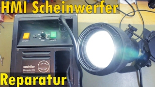 Reparatur Sachtler 270 HMI Scheinwerfer  Es werde Licht [upl. by Euqinamod]