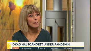 Hälsoångest ”Minsta kill i halsen gör att man blir rädd”  Nyhetsmorgon TV4 [upl. by Ainyt]