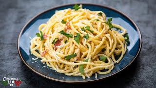 Come preparare una CARBONARA PERFETTA 🍝 Ricette Italiane [upl. by Udela136]