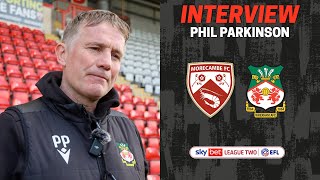 INTERVIEW  Phil Parkinson after Morecambe [upl. by Ledarf833]