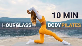 10 MIN HOURGLASS BODY PILATES  full body workout  Gigi De Lacroix pilates [upl. by Nwahsyar896]