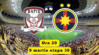 LiveRapid BucurestiFCSB  Superliga Romaniei Etapa 30  Live FCSB [upl. by Horick]