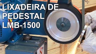 NESSIN  Lixadeira LMB1500 para acabamento manual [upl. by Anaderol]