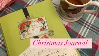 Christmas Traditions Junk Journal Flip through christmascraft [upl. by Maurilia]