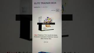 Pokémon Center Prismatic Evolutions ETB sold out on day one ￼ pokemoncenter PrismaticEvolutions [upl. by Arvell962]