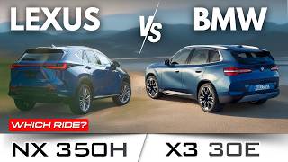 2025 BMW X3 vs Lexus NX 350H Which is BETTER [upl. by Ahcsropal]