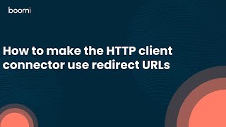 How to make the HTTP client connector use redirect URLs [upl. by Fernande]