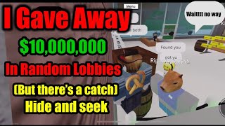 10000000 Hide And Seek In Lumber Tycoon 2 [upl. by Sower557]