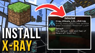 How To Download XRAY Mod In Minecraft PC 2024  Full Tutorial [upl. by Slade]