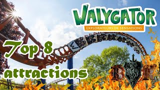 Top 8 attractions Walygator GrandEst 2023 [upl. by Eillek965]