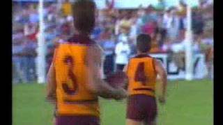 VFL Football R5 1987  Brisbane v Melbourne [upl. by Rehpinnej]