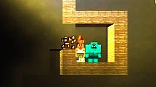 The Blockheads Easy Cave Troll Trapping Part 1 [upl. by Effy]