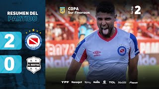 ARGENTINOS 2  0 RIESTRA I Resumen del partido I CopaSurFinanzas 2024 [upl. by Adrien]