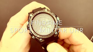 Findtime  Herren Militäruhr I Unboxing 🧐 [upl. by Aiuqes]