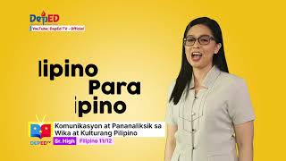 SHS Filipino Q1 Ep 4 Multilingguwalismo at Edukasyong Multilinguwal [upl. by Gitt504]