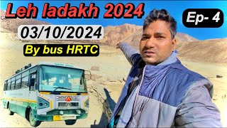 Leh Ladakh 📍🏔️  Ep 4  Leh to Manali  by Hrtc bus  Sonam Wangchuk  Lockdown [upl. by Wilie]