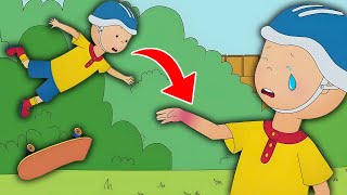 Kajtuś Próbuje Jeździć Na Deskorolce  Kajtuś po Polsku Caillou  WildBrain [upl. by Gabbey28]