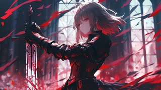 【フリーBGM】戦乙女のゴシックロック戦闘曲『嘆きのスカーレット』【ボス戦・かっこいい・疾走感】 [upl. by Nawj]