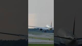 Delta A350900 landing at CVG airport shorts [upl. by Strohl]