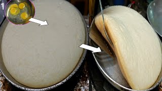 The Famous Fluffiest Omlete Making in Hyderabad  Hyderabad Street Food [upl. by Colley822]