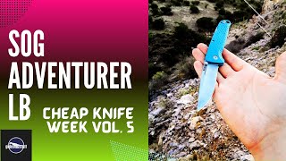 SOG Adventurer LB Review Cheap Knife Week Volume 5 [upl. by Cully]