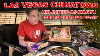 Las Vegas Chinatown All You Can Eat A5 Wagyu BBQ amp Seafood Dim Sum Feast [upl. by Castro]