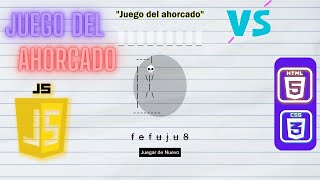 Tutorial Cómo Crear el Juego del Ahorcado con HTML CSS y JavaScript  hangman game 💻👾✅ [upl. by Orola]