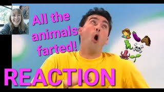 FOURSME YTP The Wiggles Everybodys gy at the ttty party REACTION [upl. by Tamanaha399]