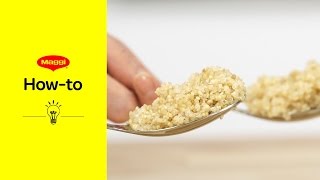 HowTo Quinoa kochen  MAGGI Kochstudio [upl. by Ssej]