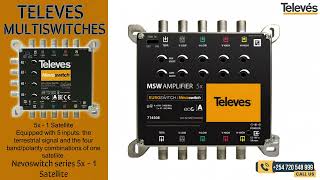 Televes Nevoswitch series 5x  1 Satellite Multiswitch Kenya  0720548999 [upl. by Eirojram]