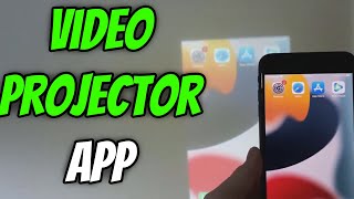 Flashlight Video Projector App  How to Turn your Phone into a Mobile Projector iOS Android [upl. by Anirehtak]