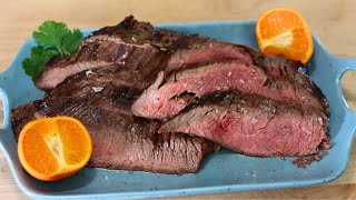 Killer Flank Steak Recipe for Grilling QUICK amp EASY Marinade [upl. by Rednaeel]