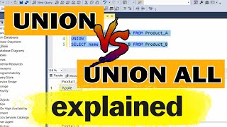 SQL Server Union vs Union All  Key Differences Explained [upl. by Allisirp]