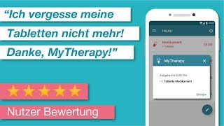 Medikamenten und Tabletten Erinnerung  MyTherapy [upl. by Lehmann]