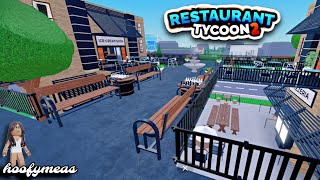 Restaurant Tycoon 2  Build w Me  Outdoor Market  50K  Hoofymeas [upl. by Nika]