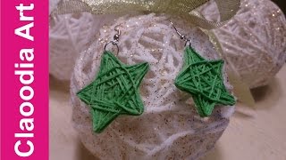 Kolczyki gwiazdki DIY earrings stars [upl. by Yelsek726]