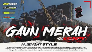 DJ GAUN MERAH  Bass Njengat Jinggle karnaval BBM Audio Malang ft SR Music [upl. by Gunter]