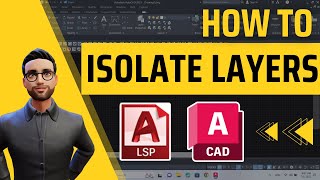 How to Automatically Isolate Any Number of Layers in AutoCAD 2023 Using an AutoCAD Lisp [upl. by Akirret662]