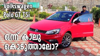 Volkswagen polo GT TSI BS4 Refresh 2019 Test Drive Review Specs Features Malayalam  Vandipranthan [upl. by Ashwell]