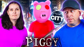 Roblox PIGGY In Real Life Chapter 9 The CITY Thumbs Up Family [upl. by Lust]