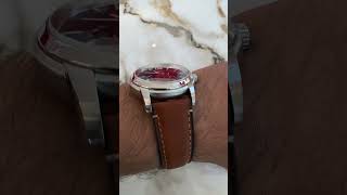 Fossil Heritage Mens Automatic Brown Leather Strap Watch  ME3263  fossil watch watches [upl. by Calie155]