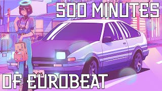 THE ULTIMATE EUROBEAT MIX 500 MINUTES OF EUROBEAT FOR CELEBRATING 1000 SUBSCRIBERS [upl. by Lupien549]