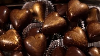 How to Add Filling to a Chocolate Mold  Candy Making [upl. by Crissy845]