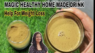 Magical Weight Loss Drink  Home Made Weightloss churan  slimming powder [upl. by Nylyrehc]