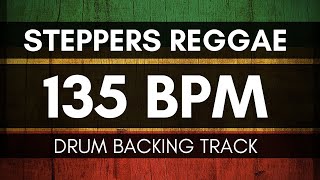 Steppers Reggae  Drum Metronome  135 BPM [upl. by Orsay586]