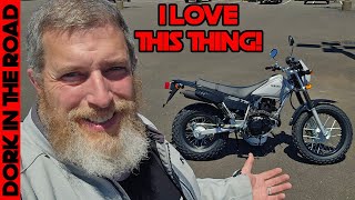 Yamaha TW200 On and Off Road Test Ride The Most Charming Dual Sport Motorcycle Ever [upl. by Jaela]