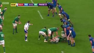 Johnny Sexton drop goal against France 6 Nations 2018 [upl. by Uchish]