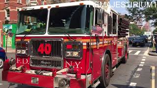 FDNY RESPONDING COMPILATION 81 FULL OF BLAZING SIRENS amp LOUD AIR HORNS THROUGHOUT NEW YORK CITY [upl. by Piegari915]