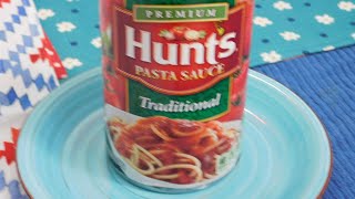 Hunts Pasta Sauce Traditional Trader Joes Italian Rigatoni [upl. by Sitruk]